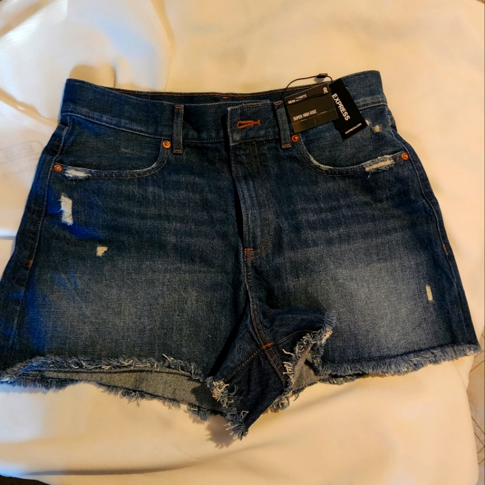 Express jeans shorts NWT
